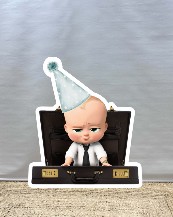 Boss Baby cut-out decoratie voor feest