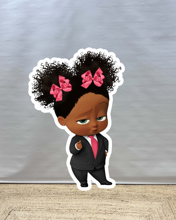 Boss Baby cut-out decoratie voor feest