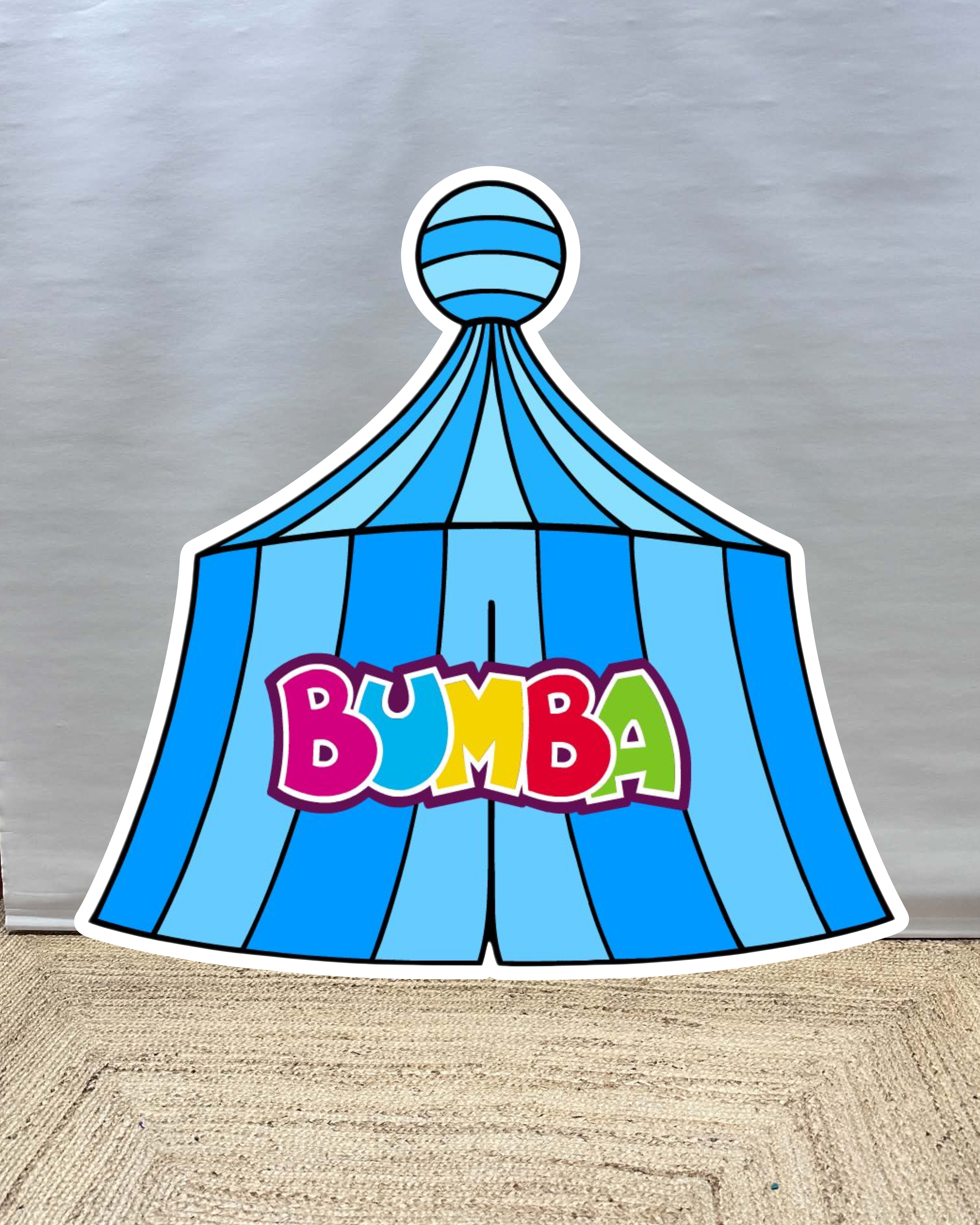 Bumba Tent cut-out decoratie voor feest