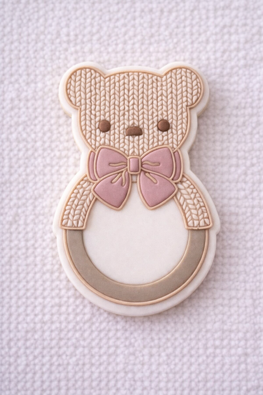 Koek stempel | Fondant embosser | Boho beer rammelaar