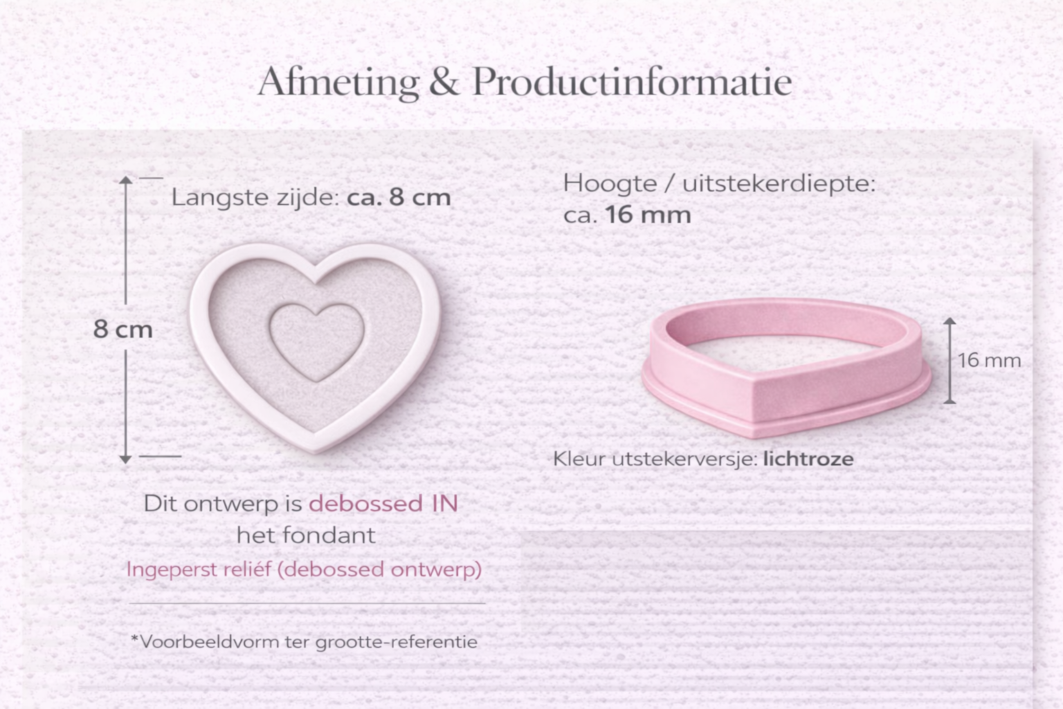 Koek stempel | Fondant Debosser | Sweet sixteen