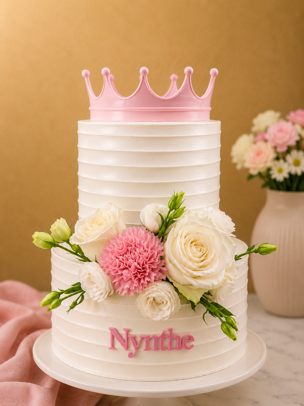 Princess Cake Crown – Reusable Cake Decoration for Princess Cakes