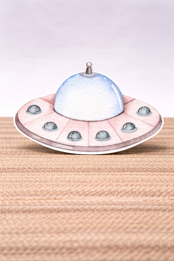 Ufo cut-out decoratie voor feest