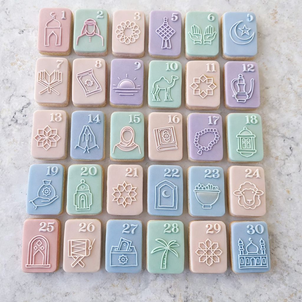 Koek stempel | Fondant embosser | ramadan aftel kalender