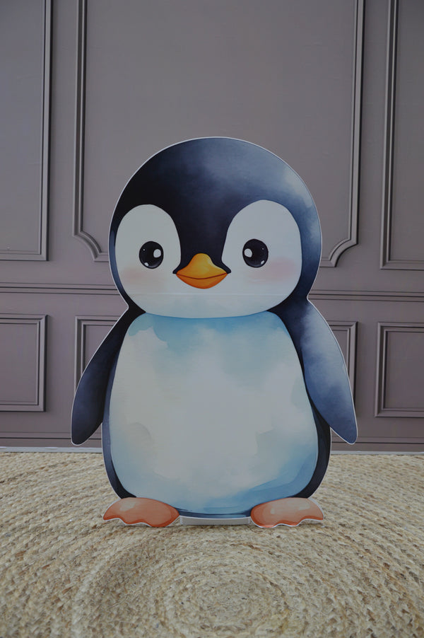 Pinguin  cut-out decoratie voor feest