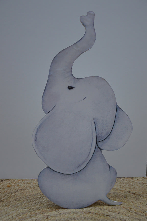 Olifant cut-out decoratie voor feest