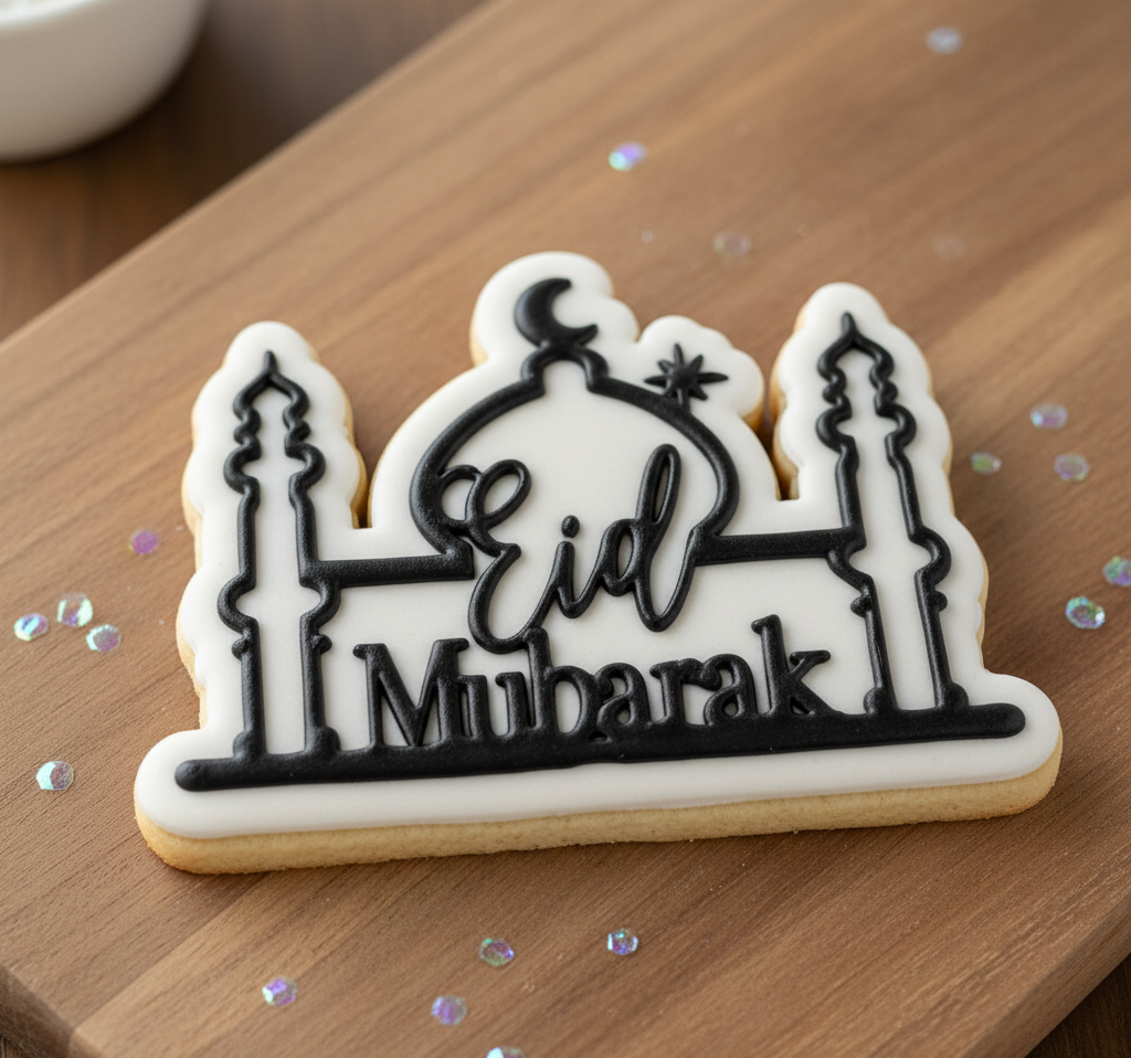 Koek stempel | Fondant embosser | Eid Mubarak Moskee