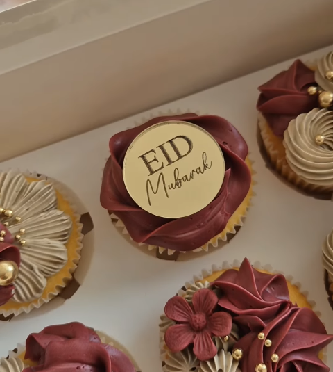Cupcake munt Eid Mubarak