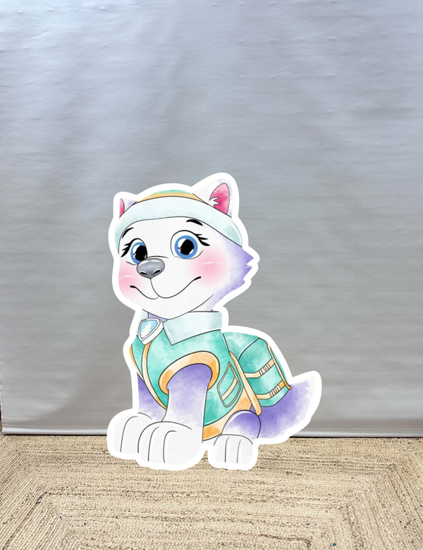 Paw patrol Everest cut-out decoratie voor feest