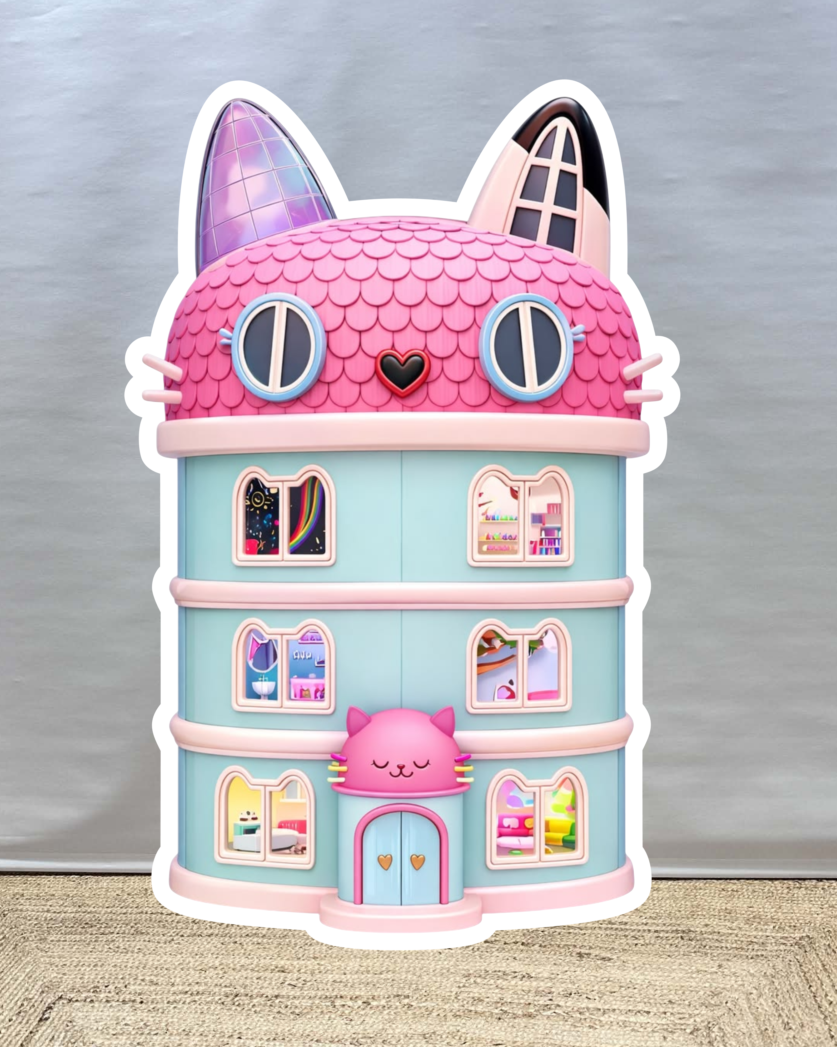 Gabby huis cut-out decoratie voor feest