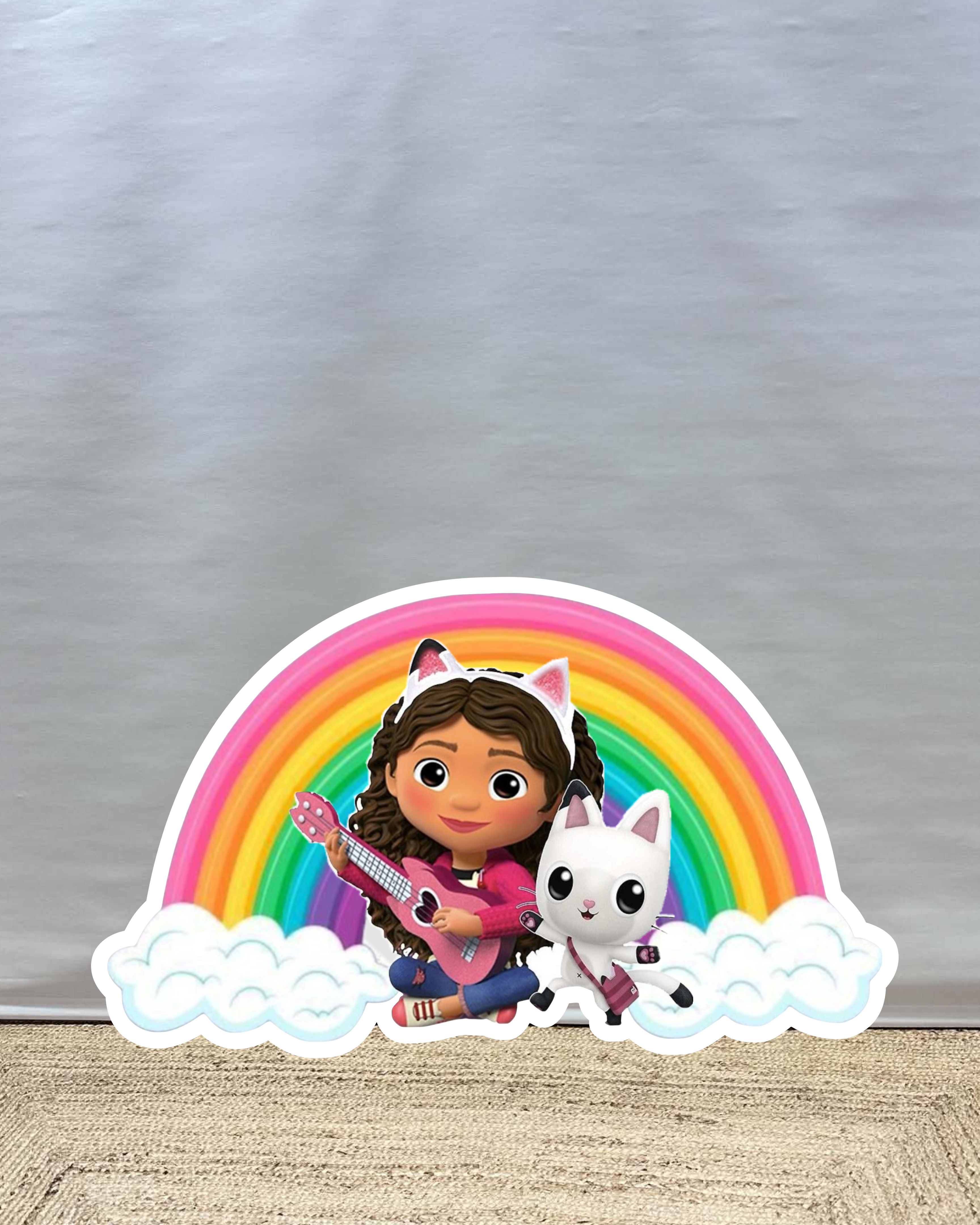 Gabby regenboog cut-out decoratie voor feest