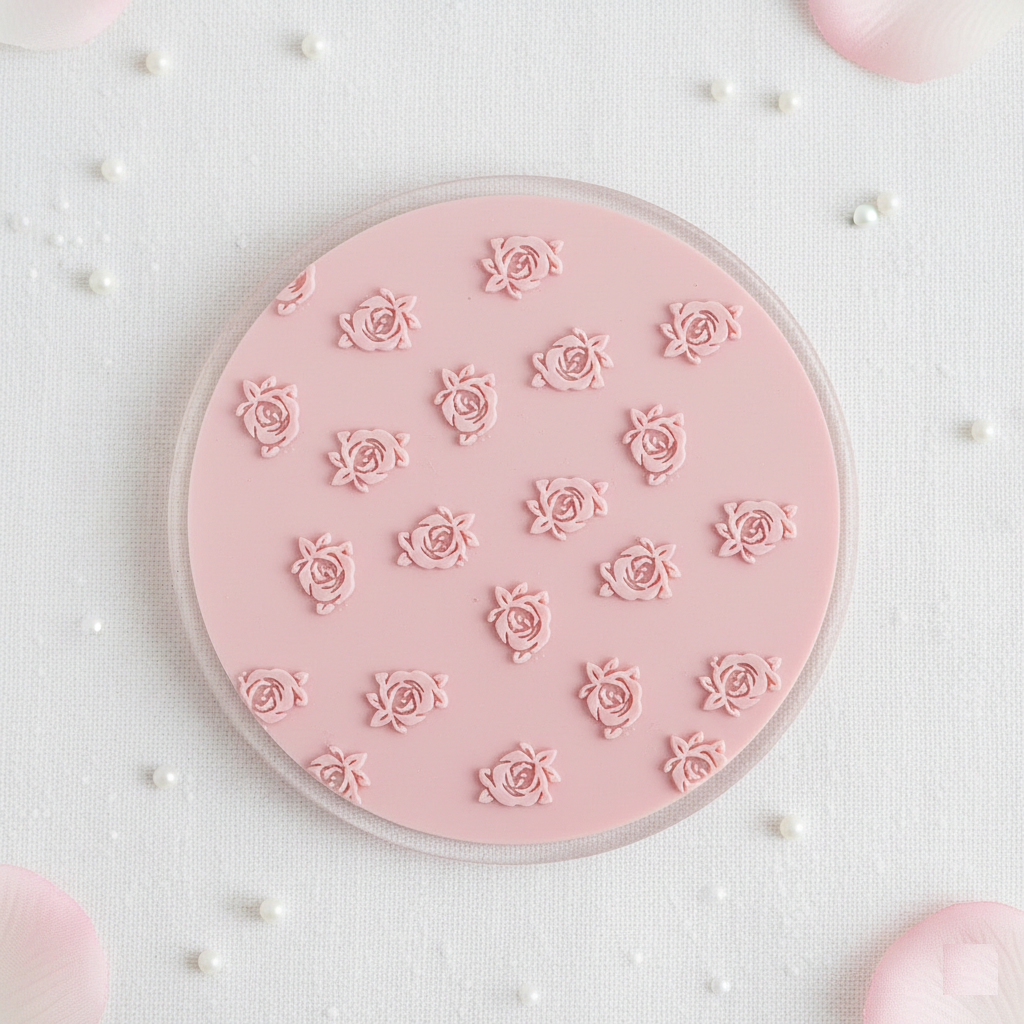 Koek stempel | Fondant embosser | Rozen patroon