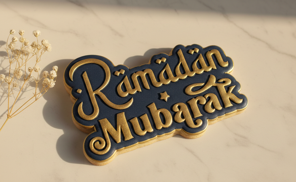 Koek stempel | Fondant embosser | Ramadan Mubarak 1