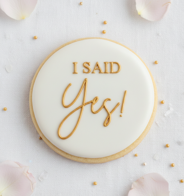 Koek stempel | Fondant embosser | I said yes