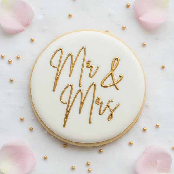 Koek stempel | Fondant embosser | Mr & Mrs
