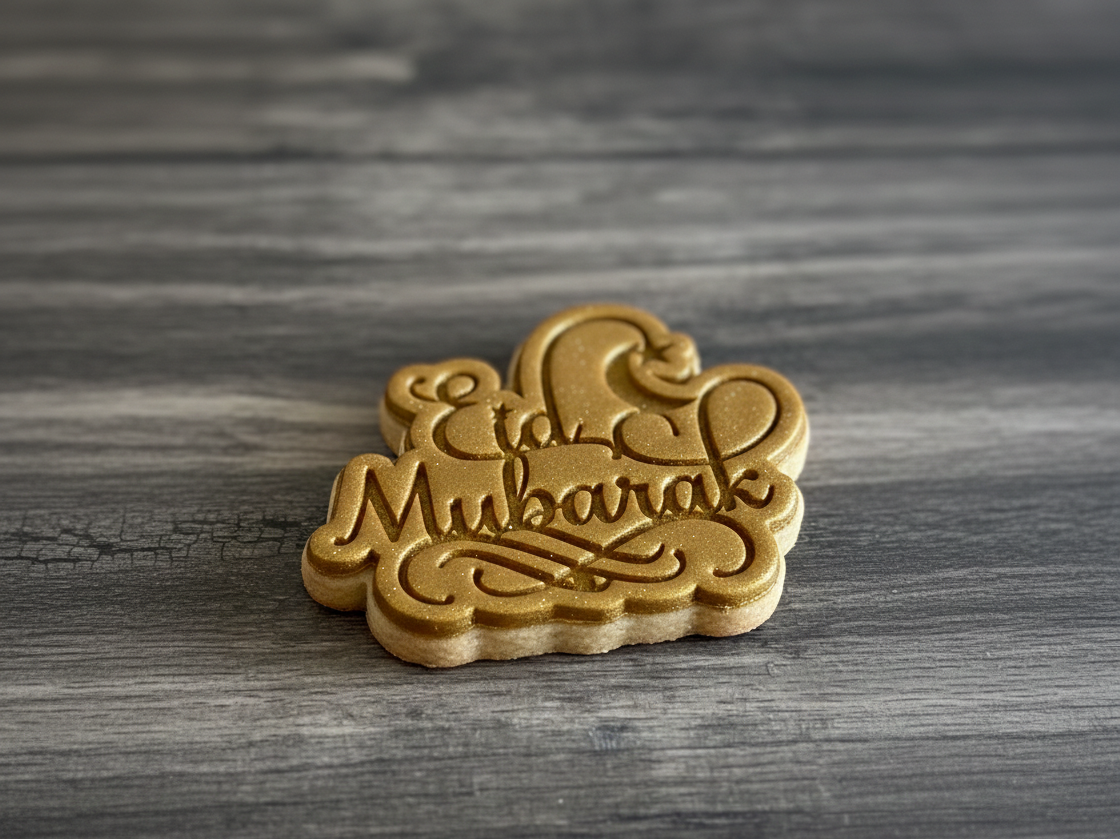 Koek stempel | Fondant embosser | Eid Mubarak 1
