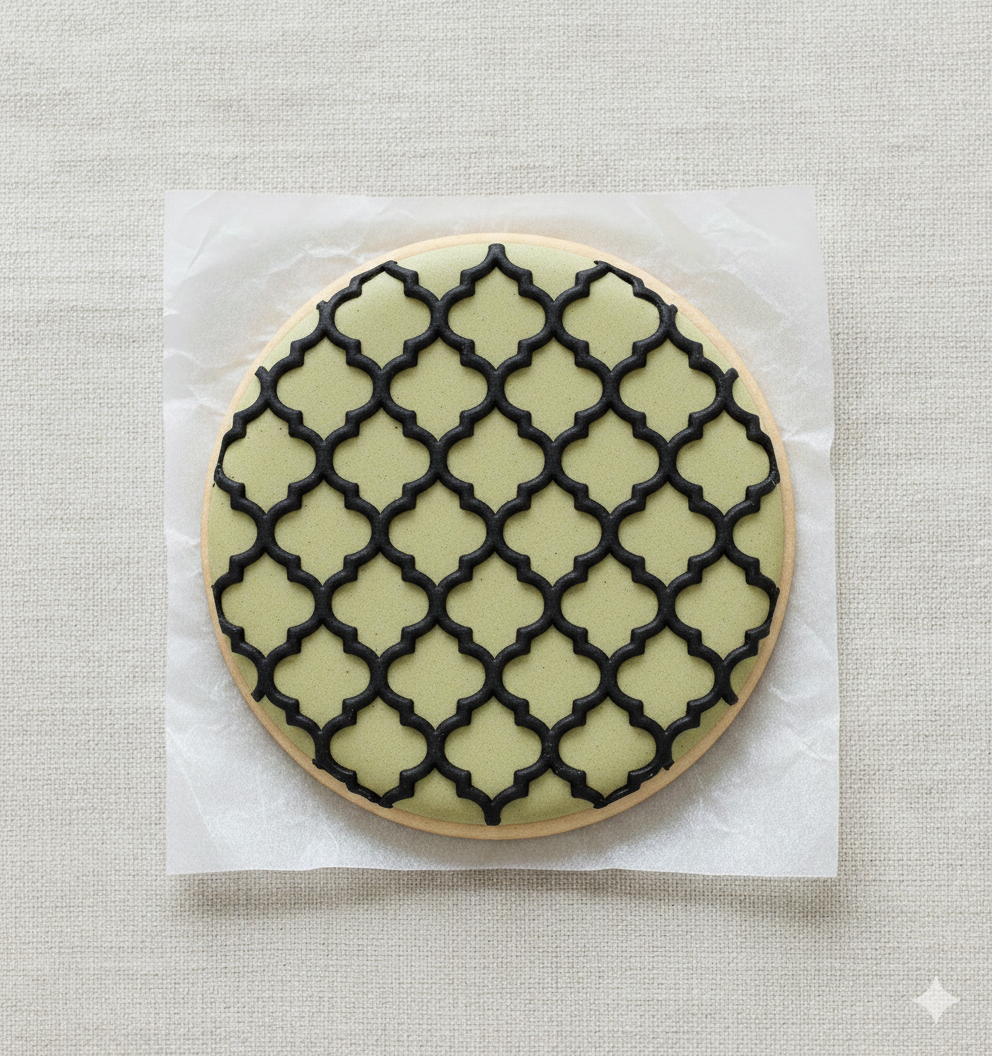Koek stempel | Fondant embosser | Quartefoil patroon