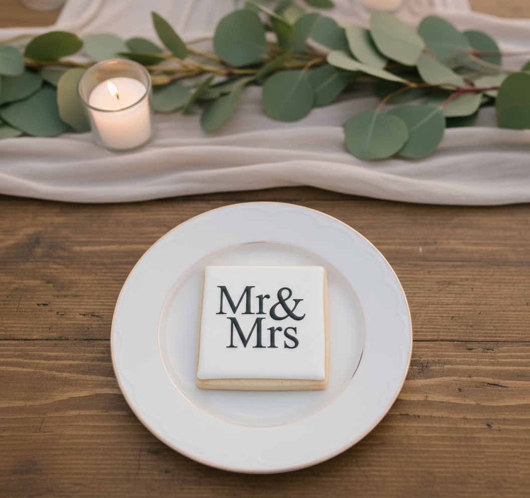 Koek stempel | Fondant embosser | Mr & Mrs Strak