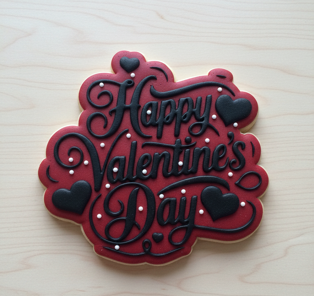 Koek stempel | Fondant embosser | Happy Valentine's day 4