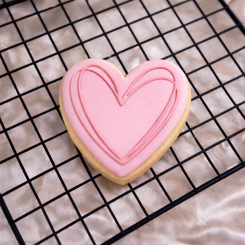 Koek stempel | Fondant embosser |  Hart