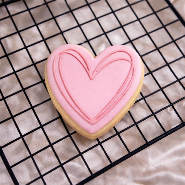 Koek stempel | Fondant embosser |  Hart