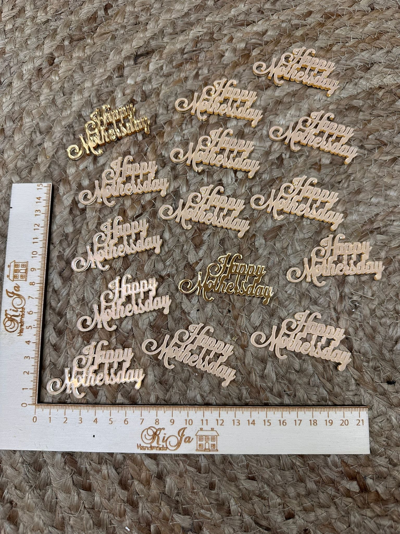 SALE acryl happy mothersday (15 stuks)