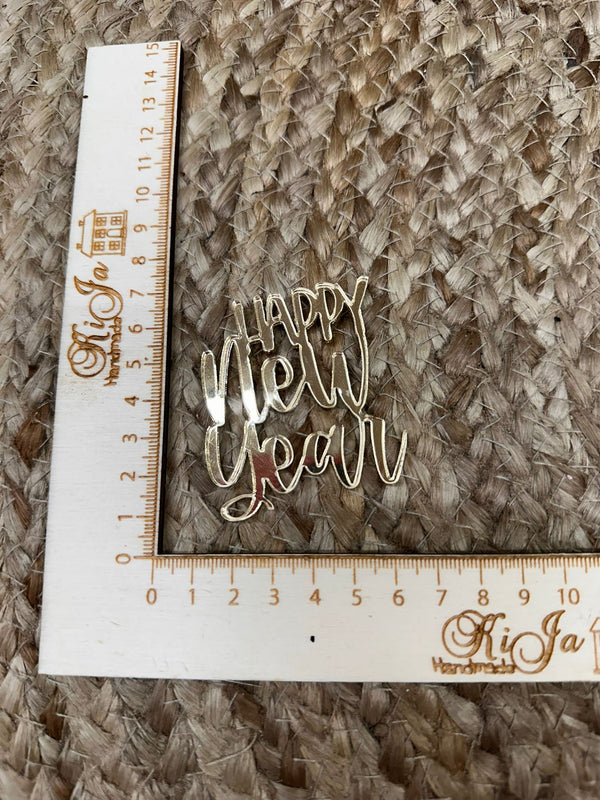 SALE goud happy new year