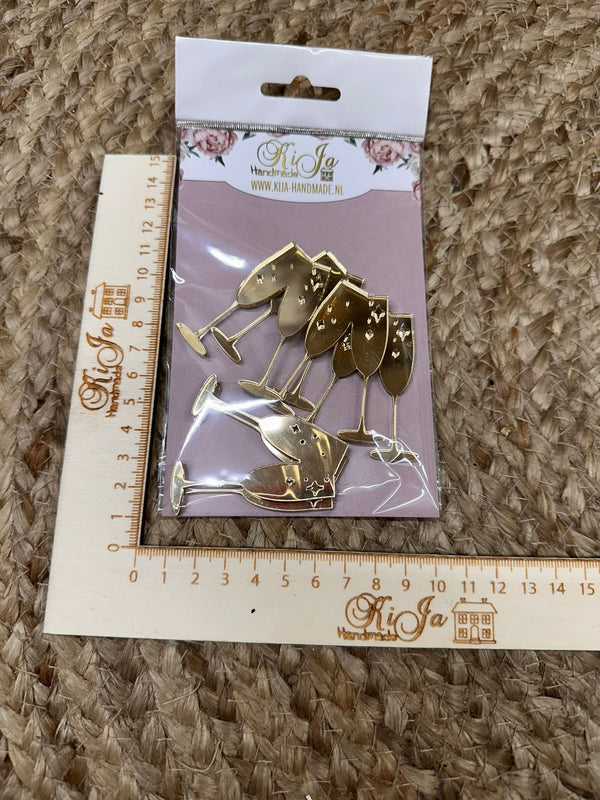 SALE champagne glazen (6 stuks)