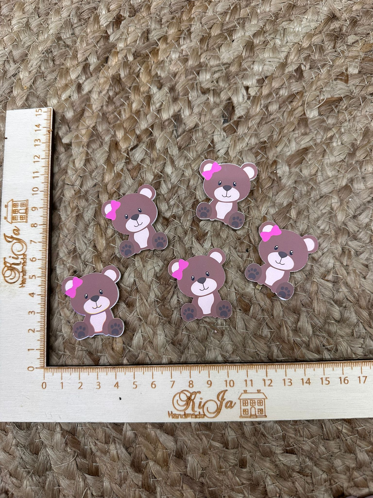 SALE beertjes acryl (6 stuks)
