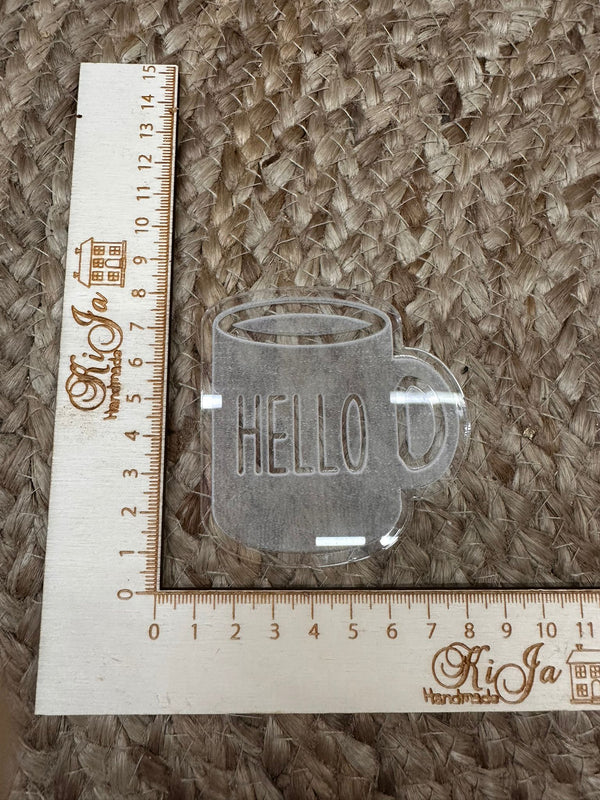 Sale stempel hello beker