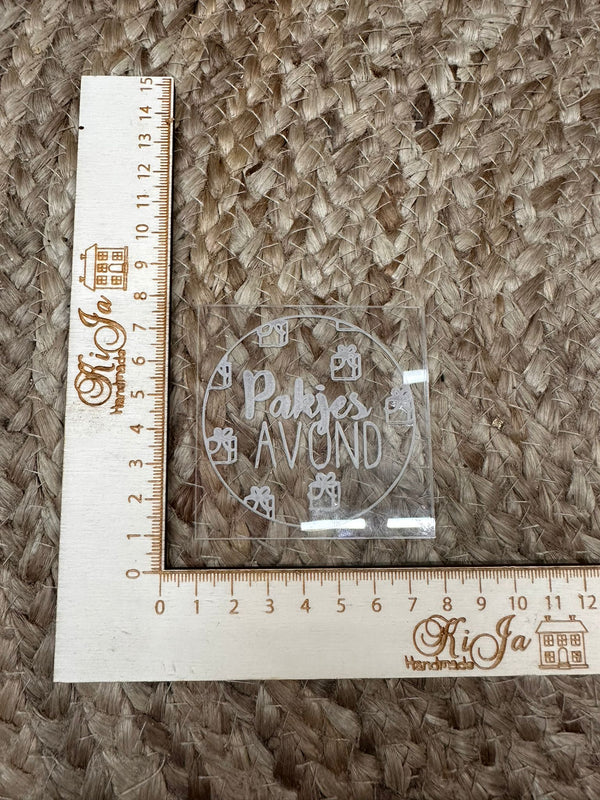 Sale stempel pakjes avond