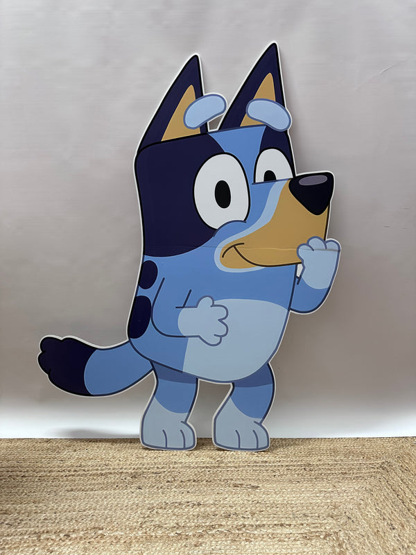 Bluey cut-out decoratie voor feest