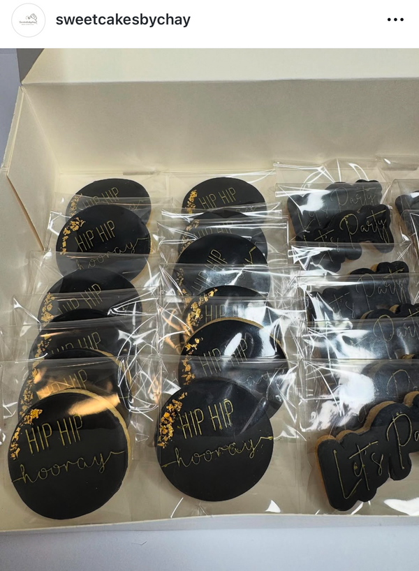 Koek fondant stempel HIP HIP Hooray