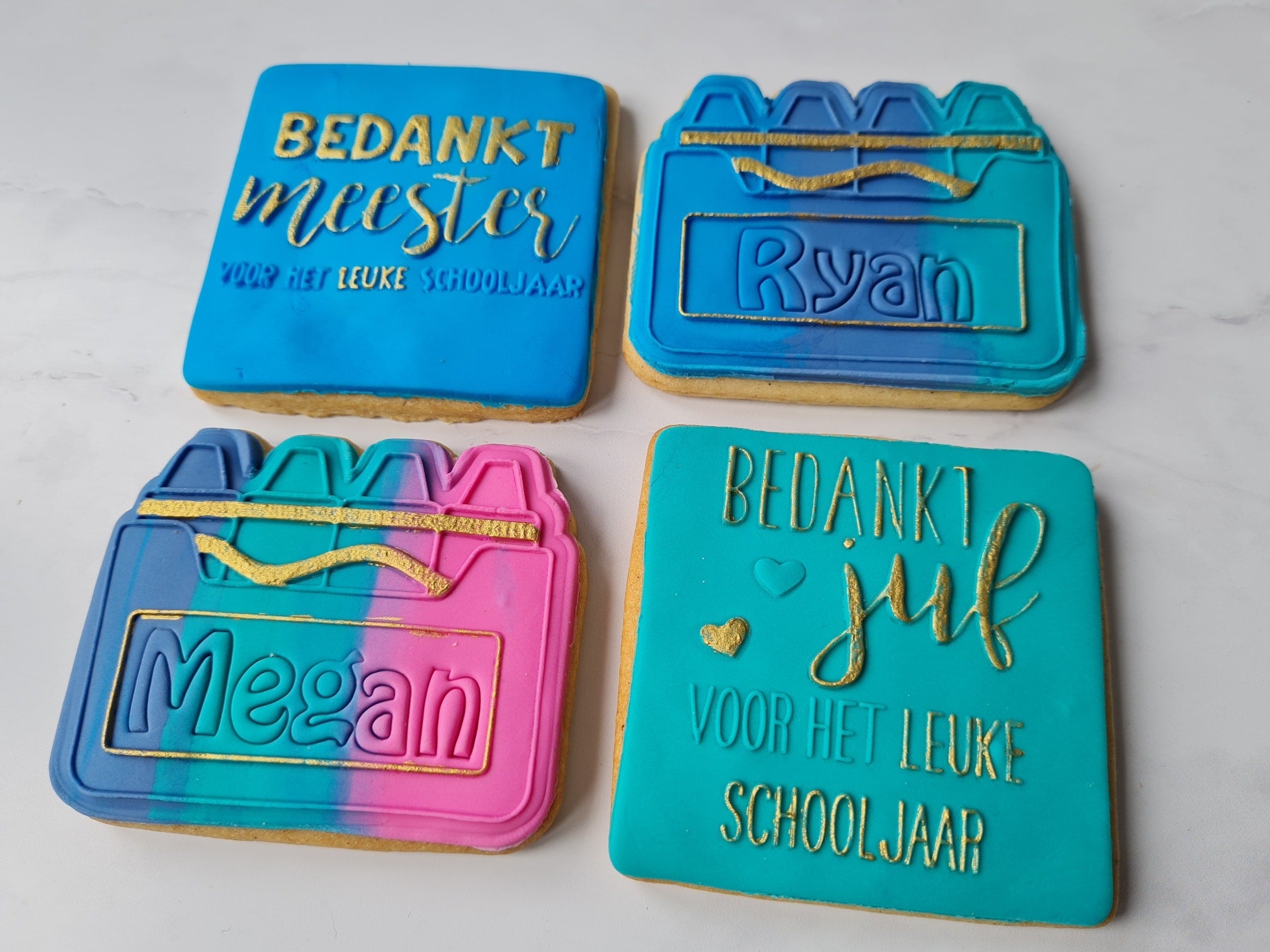Koek stempel | Fondant embosser |  Krijtjes