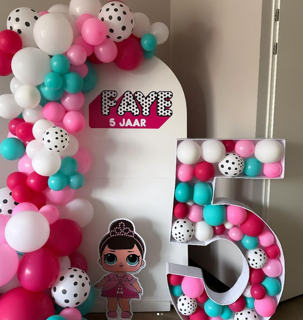LOL meisje cut-out decoratie voor feest