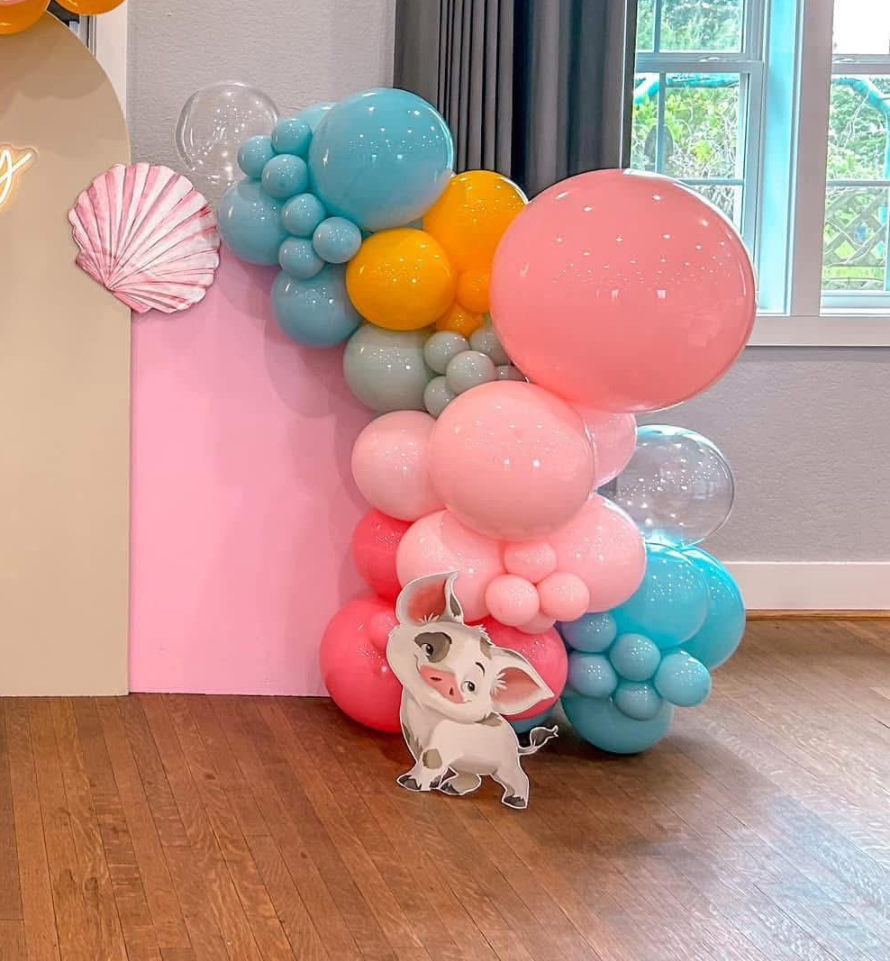 Moana varken cut-out decoratie voor feest