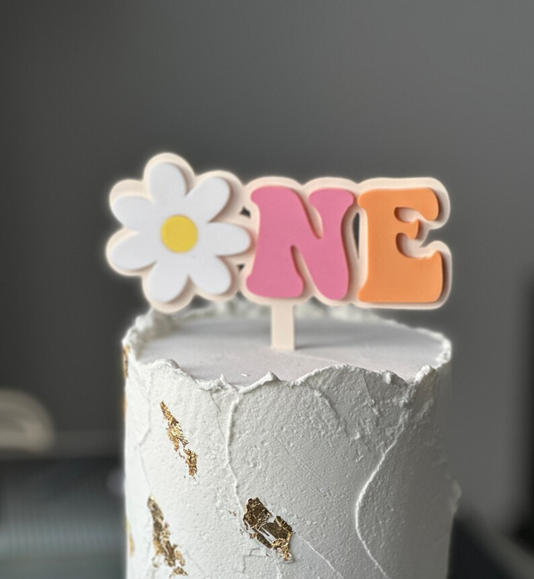 Taarttopper One bloem