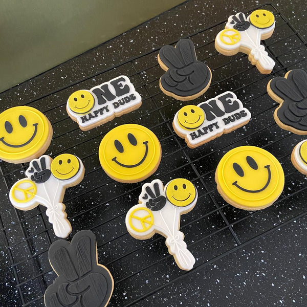 Koek stempel | Fondant embosser | Peace hand dik