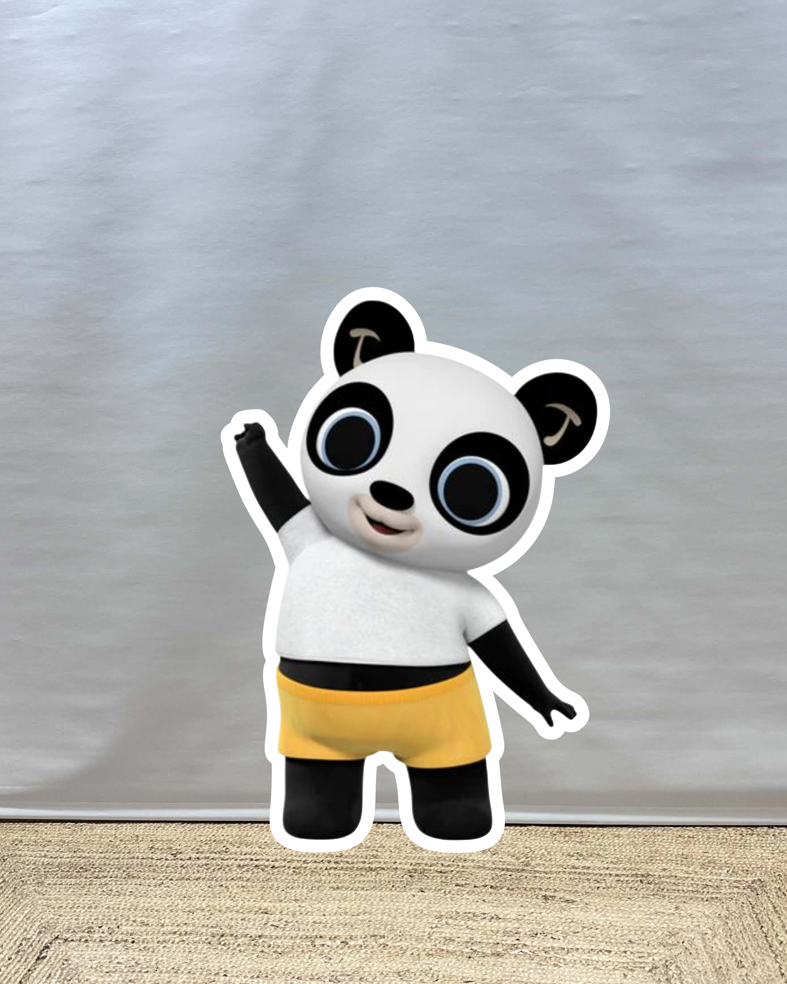 Bing Pando cut-out decoratie voor feest