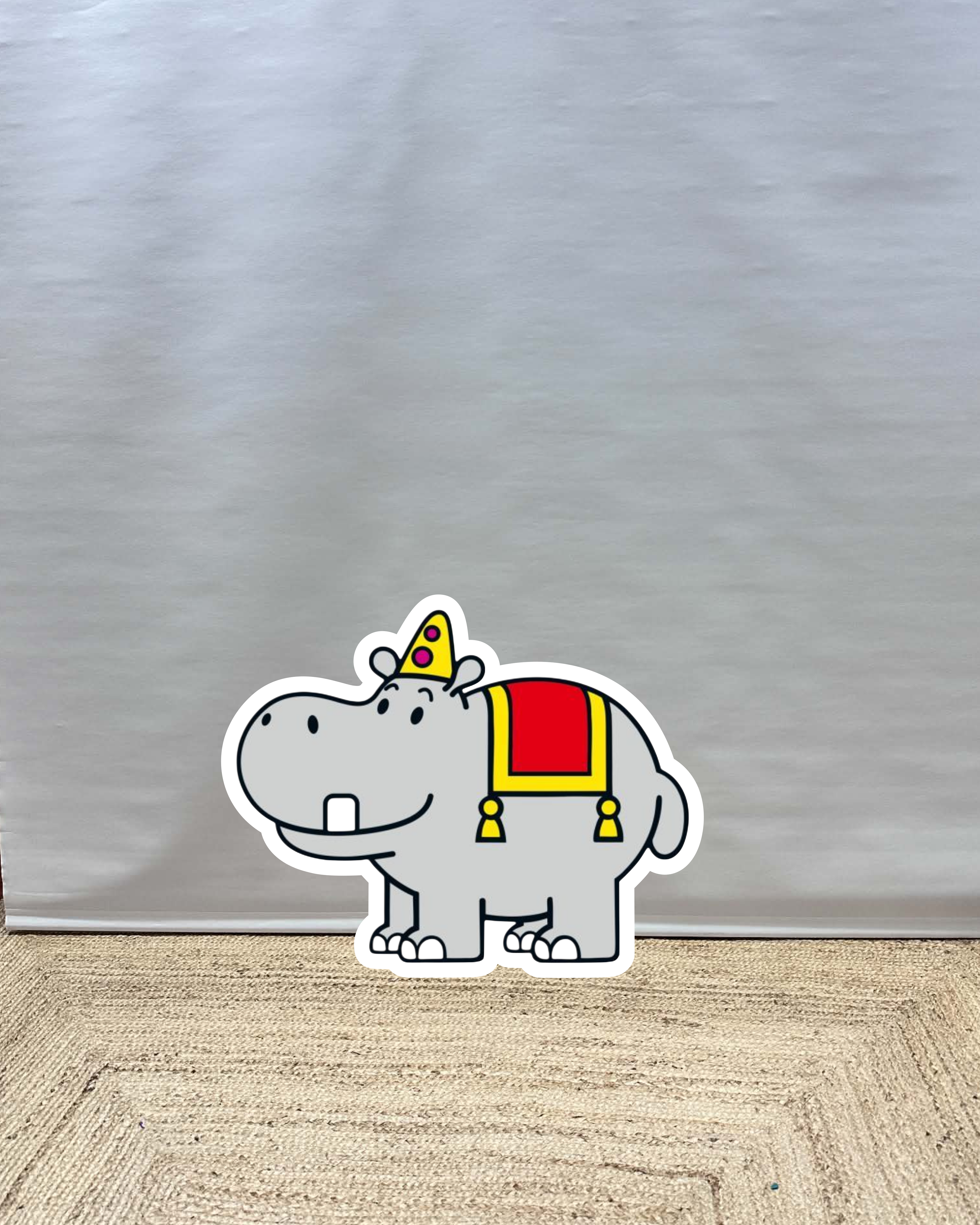 Bumba Pantoef cut-out decoratie voor feest