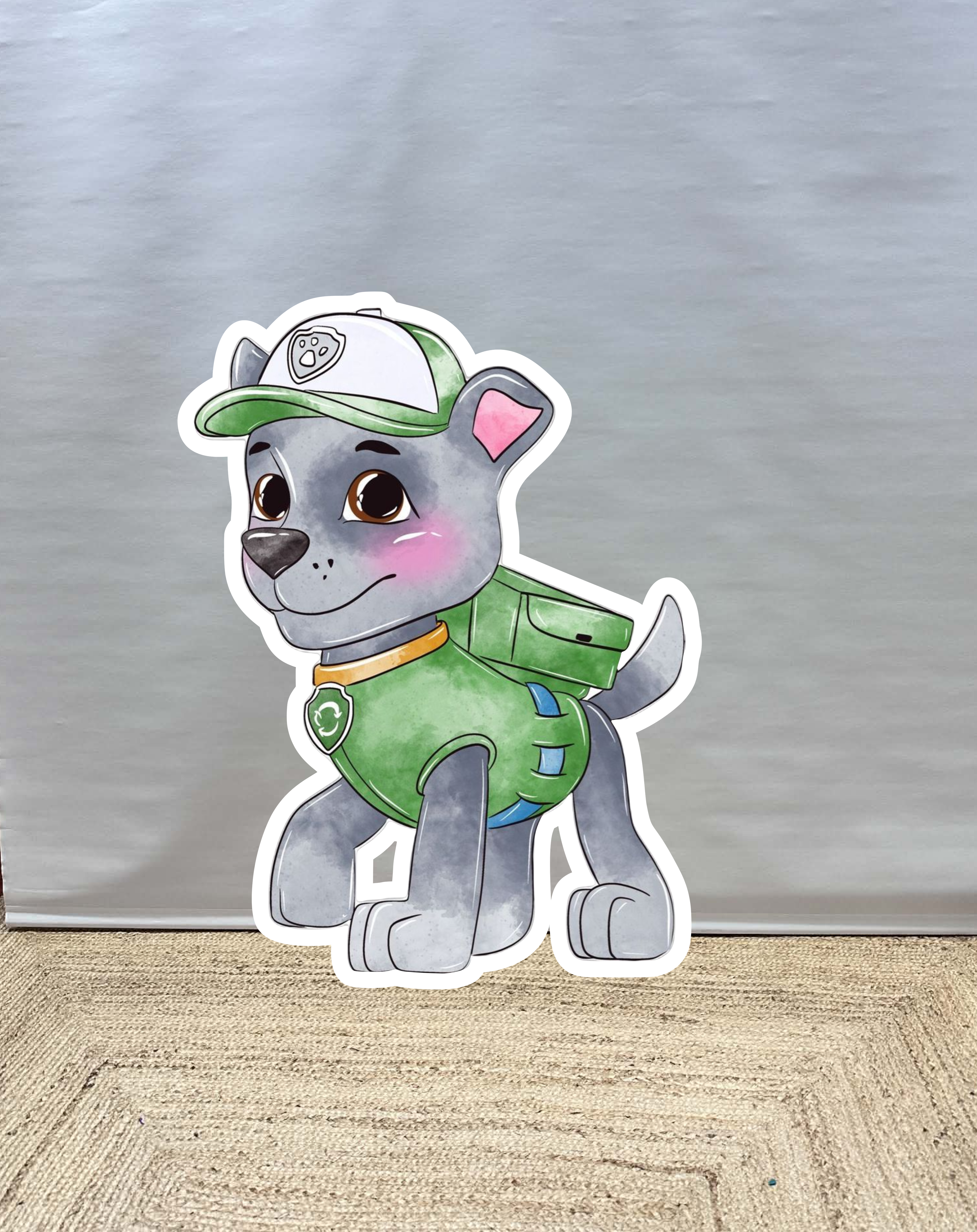 Paw patrol Rocky cut-out decoratie voor feest