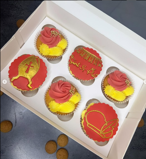 Koek fondant Welkom sint & piet 2