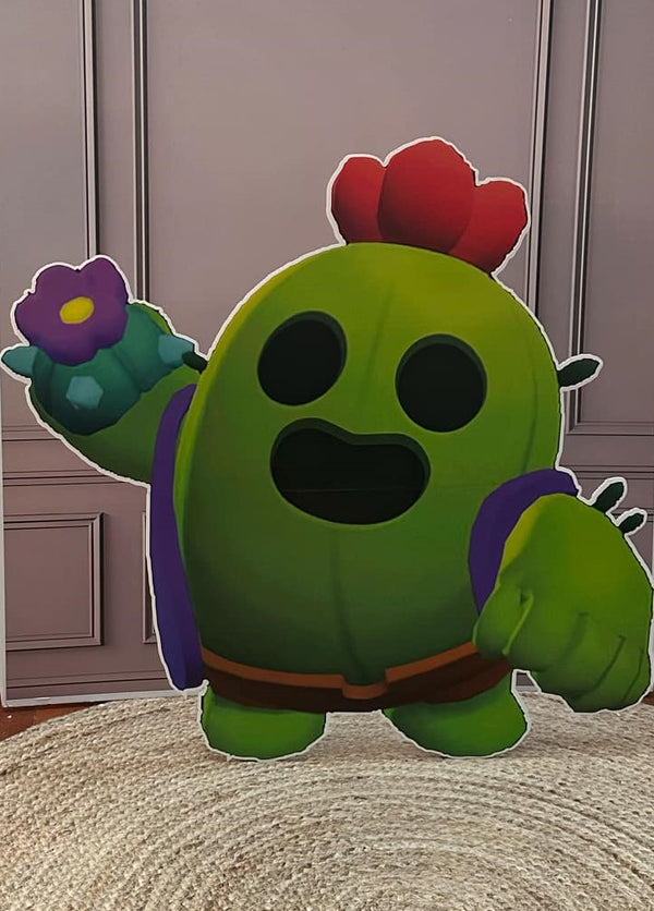 Spike Brawlstars cut-out decoratie voor feest