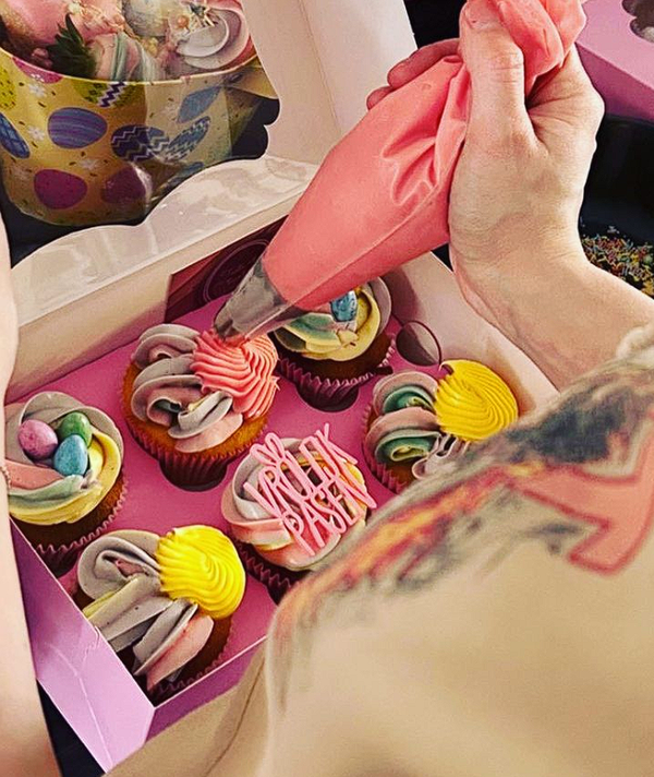 Cupcaketopper Vrolijk pasen