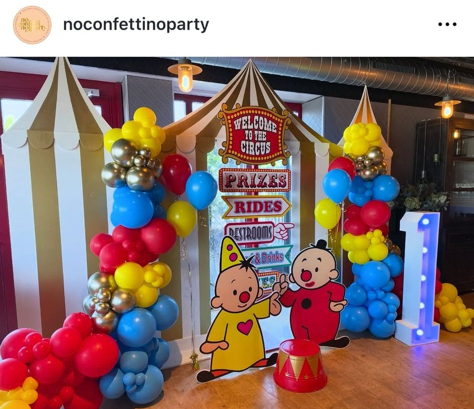 Bumba cut-out decoratie voor feest