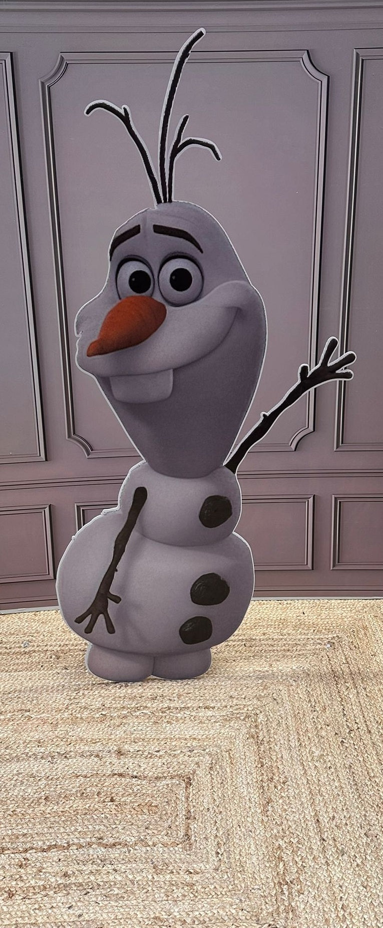 Olaf cut-out decoratie voor feest