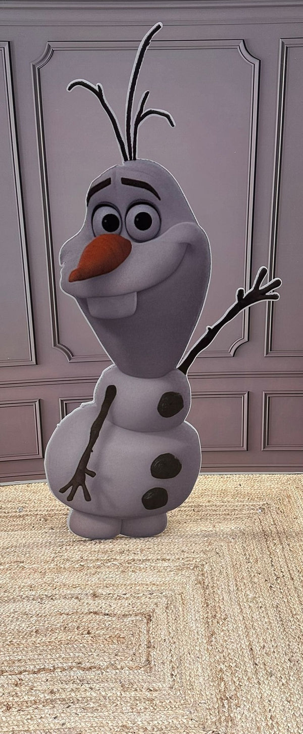 Olaf cut-out decoratie voor feest