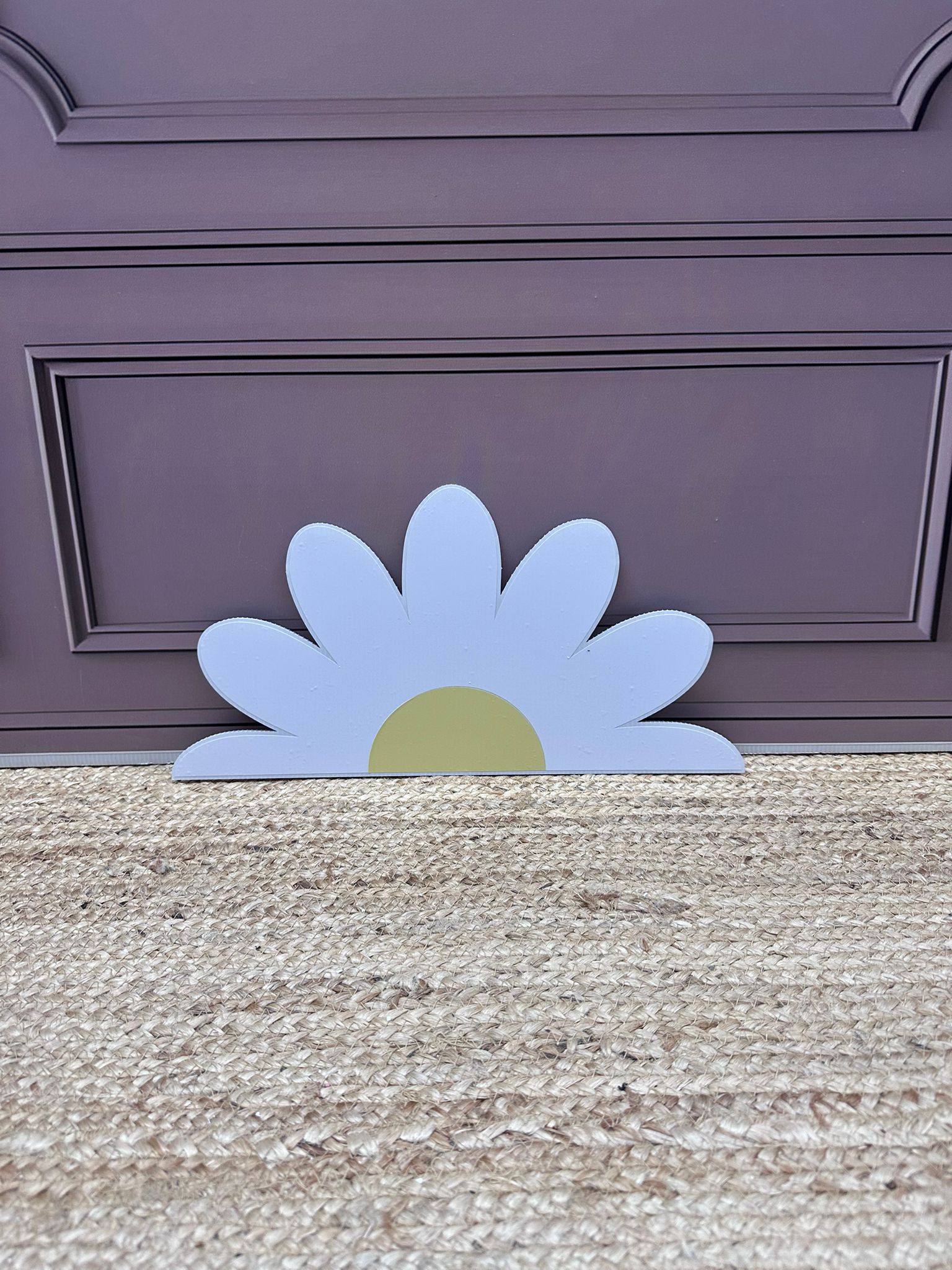 Halve Daisy cut-out decoratie voor feest