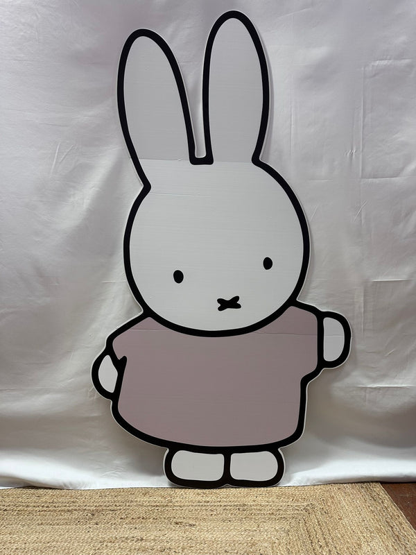 Nijntje roze cut-out decoratie voor feest