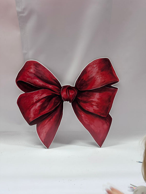 Strik rood cut-out decoratie voor feest